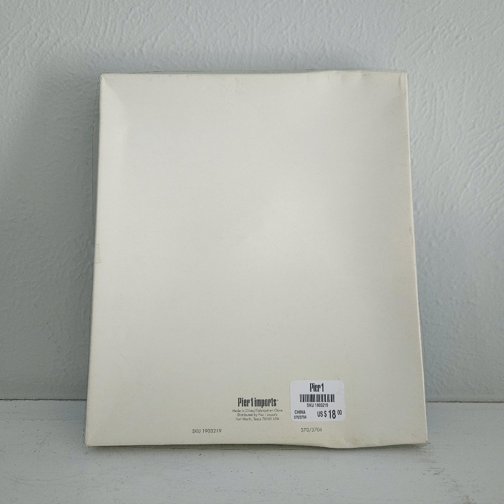 NWT Vintage Pier 1/Pier One Black Metal Grid Picture Frame - Picture 2 of 4